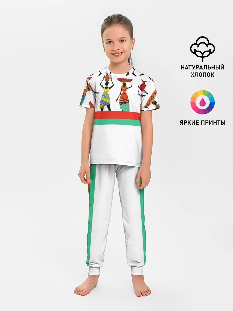 Детская пижама с брюками / Девушки