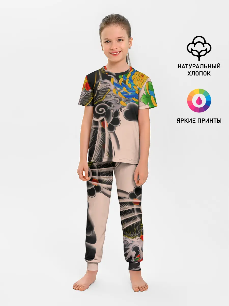 Детская пижама с брюками / Dsquared tattoo