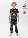 Детская пижама с брюками / Паутина с пауками