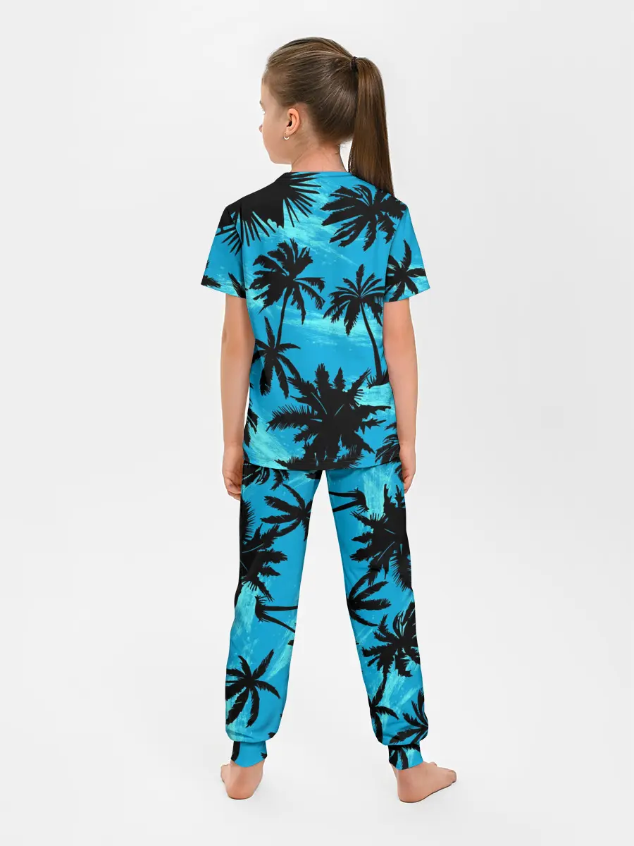 Детская пижама с брюками / Пальмы в Горизонте