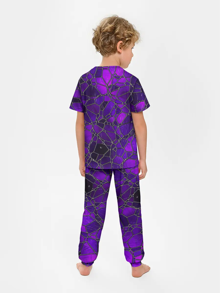 Детская пижама с брюками / Стеклянная мозайка