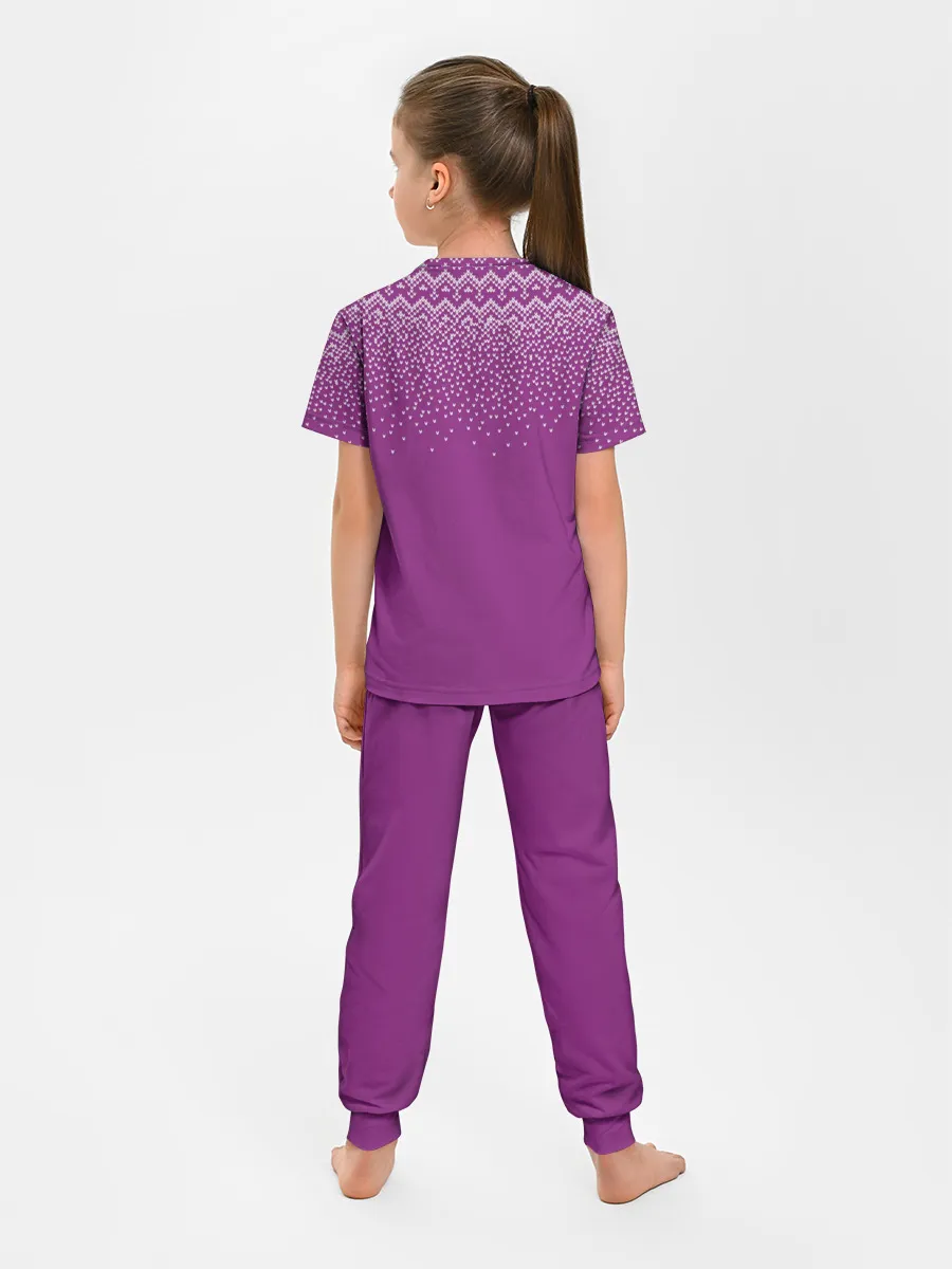 Детская пижама с брюками / Новогодний дом.