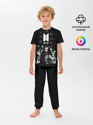 Детская пижама с брюками / BTS