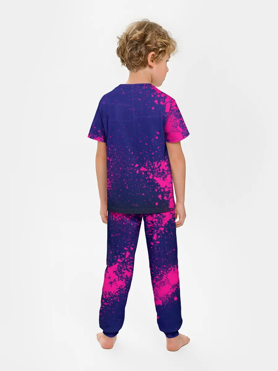 Детская пижама с брюками / Geometry Dash