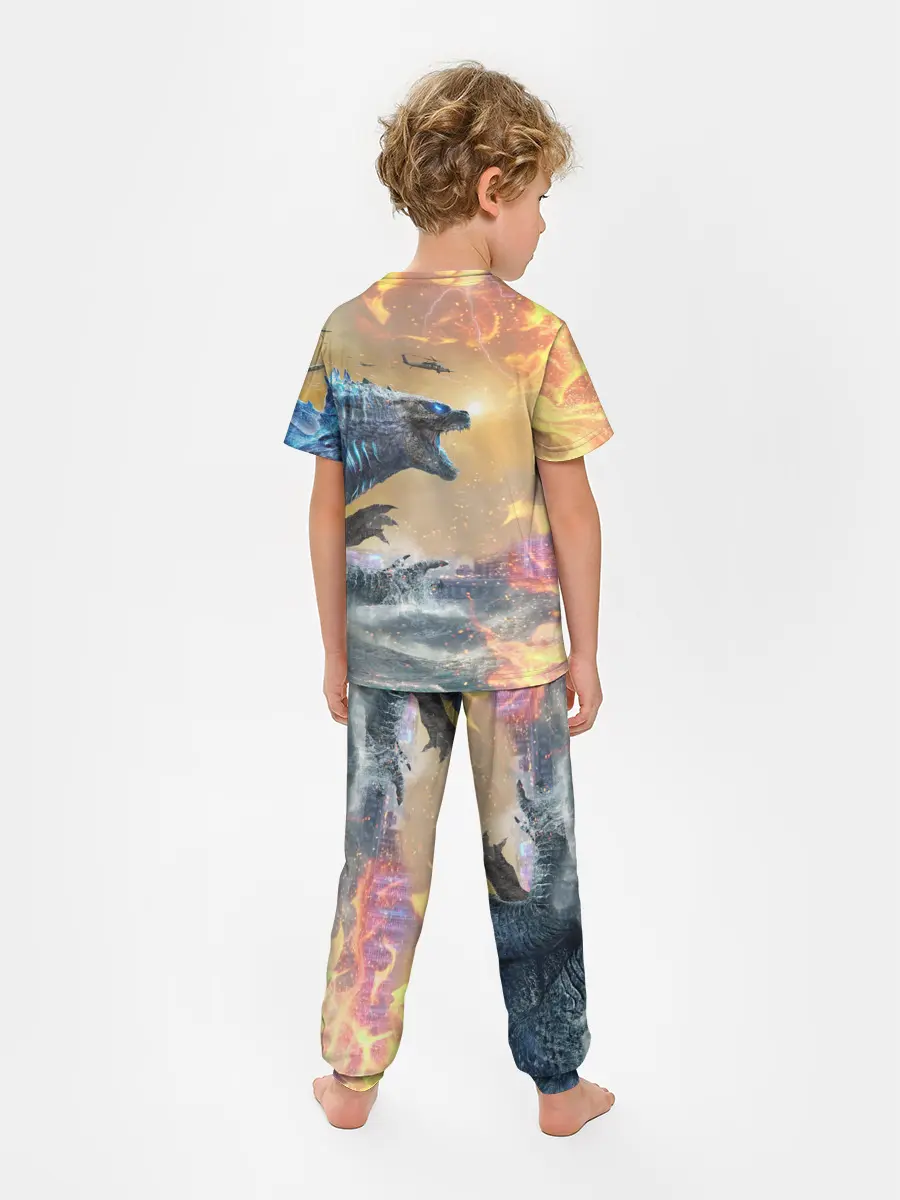 Детская пижама с брюками / ГОДЗИЛЛА АТАКУЕТ!