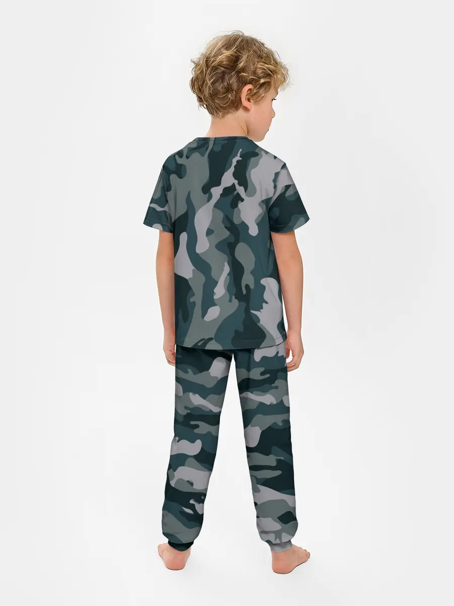 Детская пижама с брюками / камуфляж