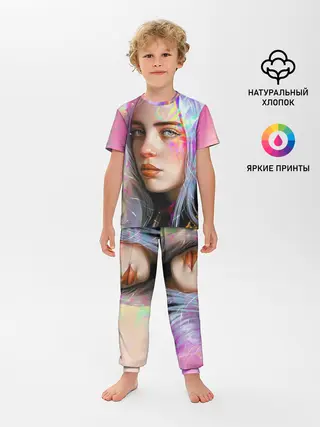 Детская пижама с брюками / Billie Eilish