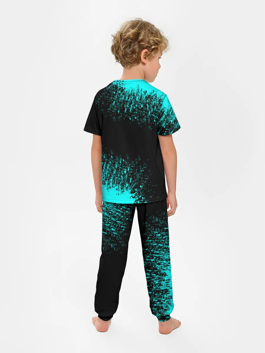 Детская пижама с брюками / Краска