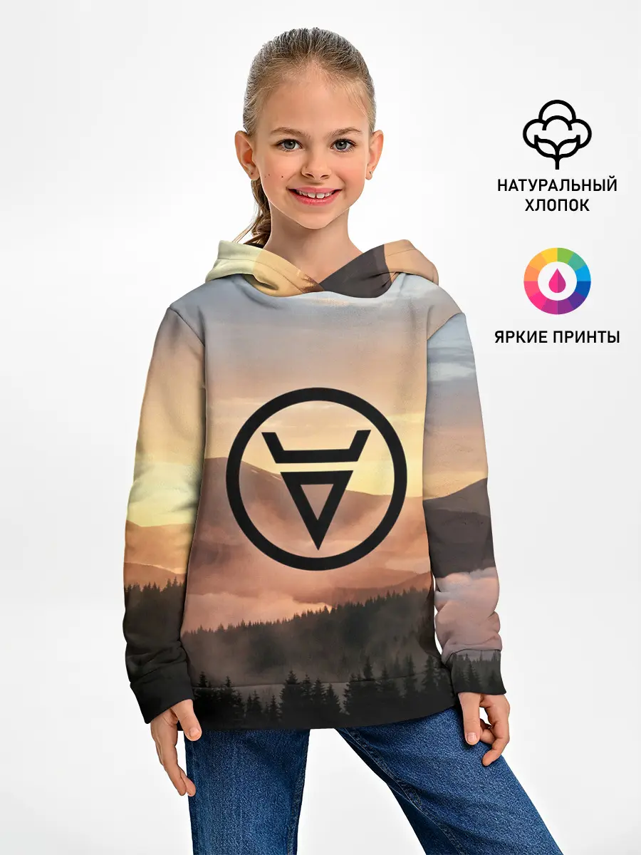 Детское худи / ВЕЛЕС | РУНЫ | RUNES