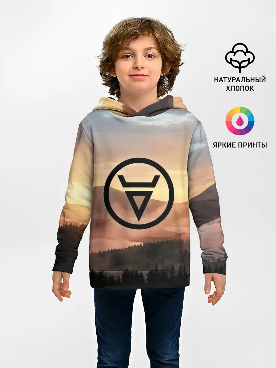Детское худи / ВЕЛЕС | РУНЫ | RUNES