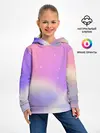 Детское худи / Звёздное небо розовый закат