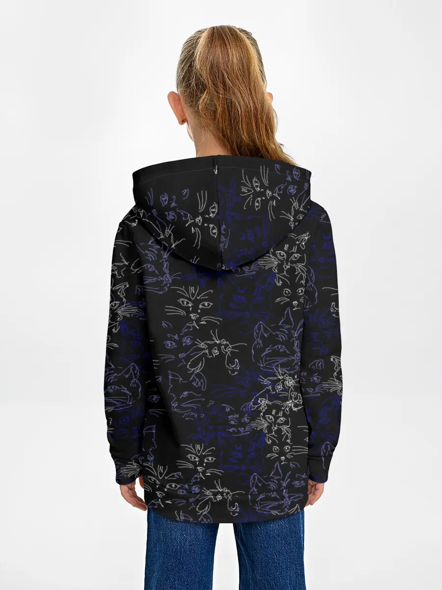 Детское худи / Ночные кошечки