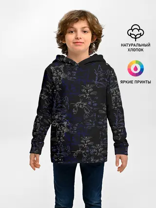 Детское худи / Ночные кошечки