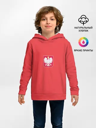 Детское худи / Польша футбольная форма