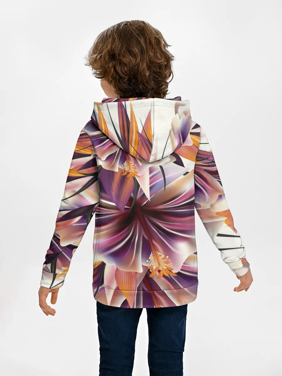 Детское худи / Необычный цветок