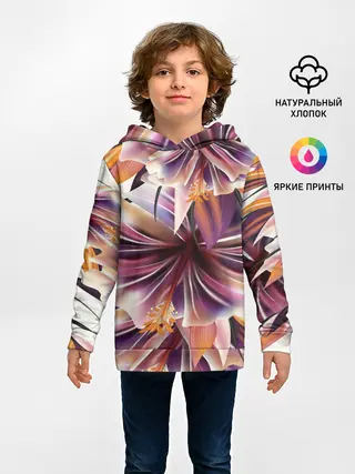 Детское худи / Необычный цветок