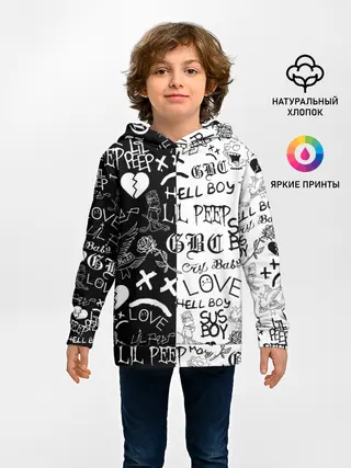 Детское худи / LIL PEEP LOGOBOMBING | ЛИЛ ПИП