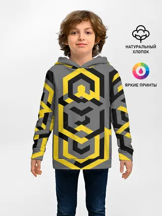 Детское худи / Геометрия узор