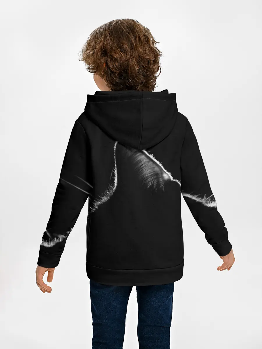 Детское худи / Чёрный кот