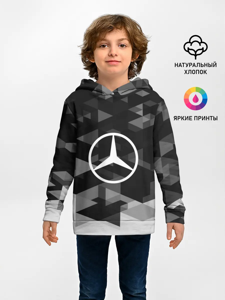 Детское худи / Mercedes sport geometry