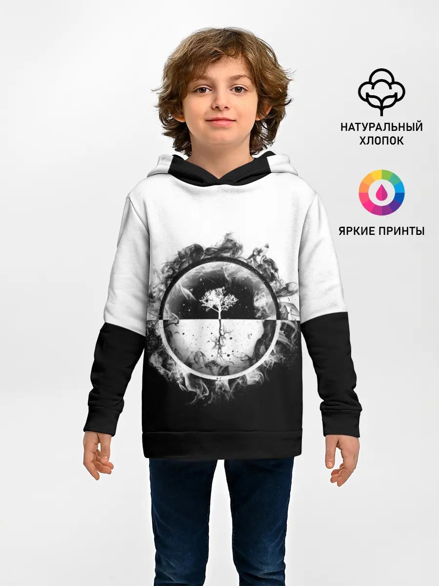 Детское худи / Black and White