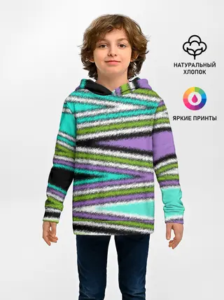 Детское худи / Абстрактный асимметричный