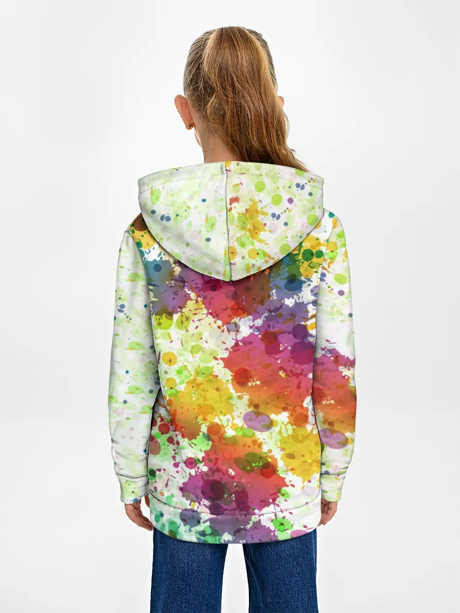 Детское худи / Красно-жёлтые пятна