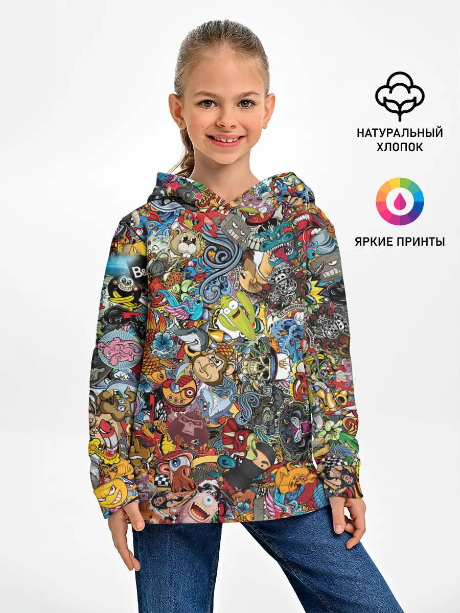 Детское худи / Стикеры