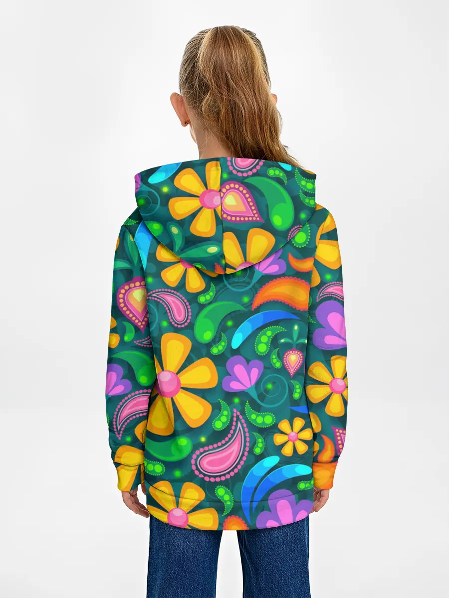 Детское худи / ЯРКИЕ ЦВЕТЫ