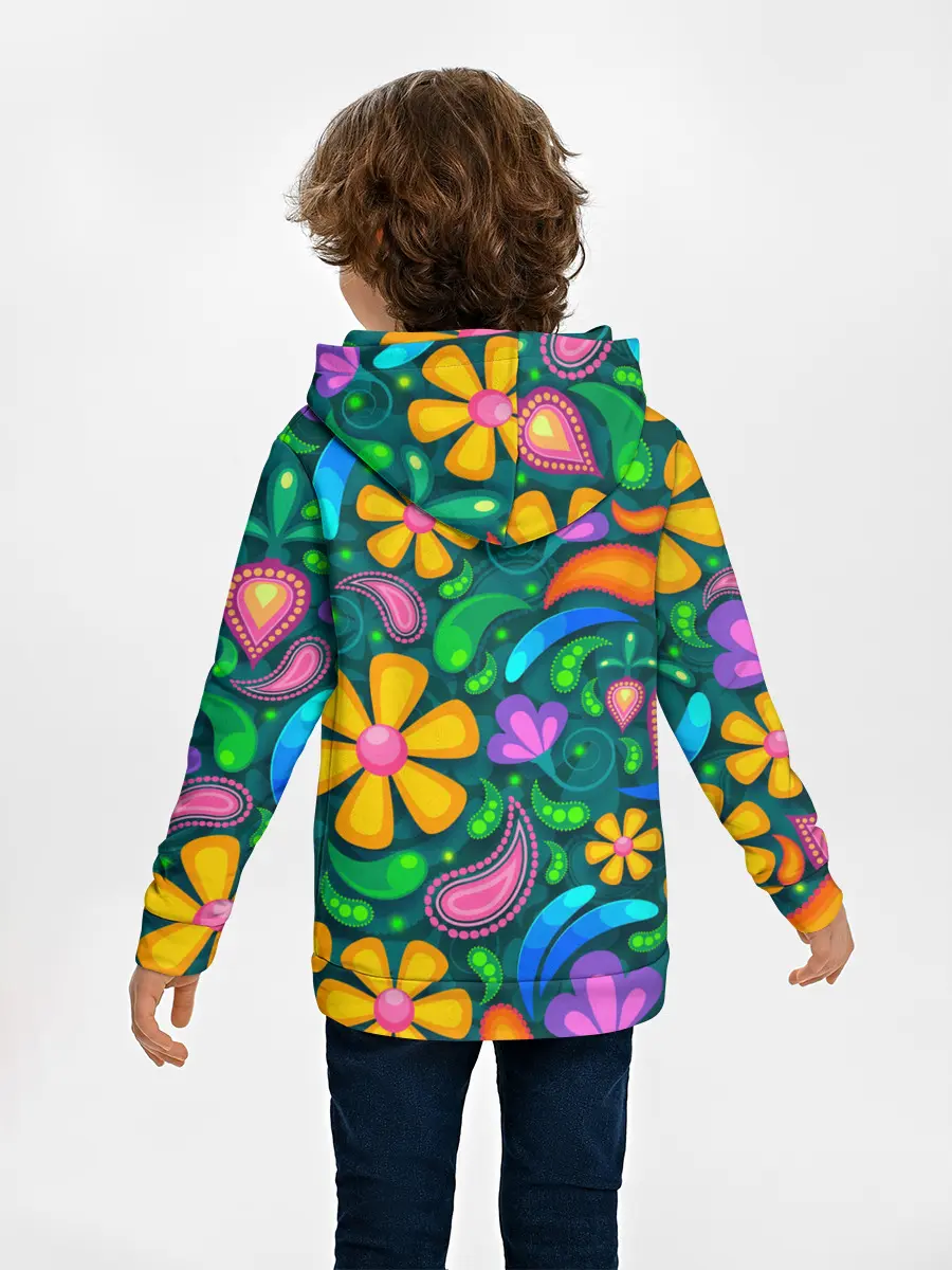 Детское худи / ЯРКИЕ ЦВЕТЫ