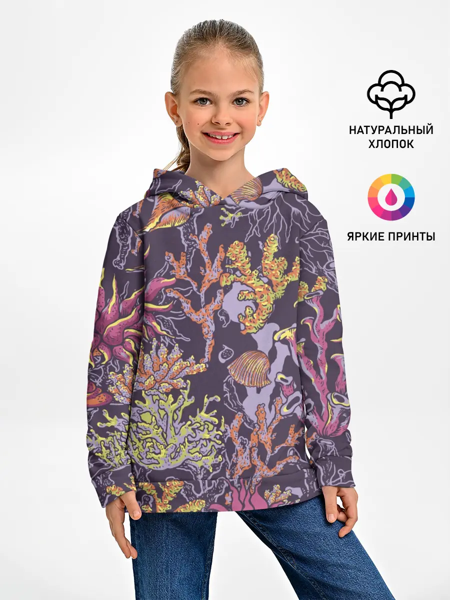 Детское худи / Кораллы