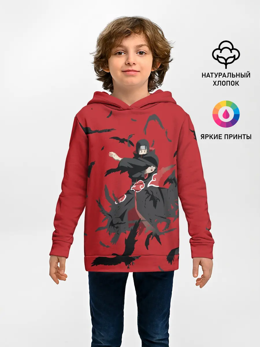 Детское худи / Итачи И Вороны