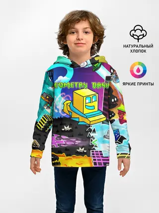 Детское худи / Geometry Dash
