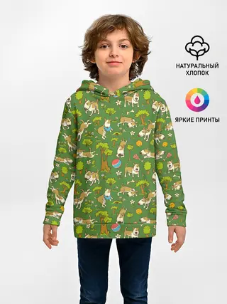 Детское худи / Забавные собаки