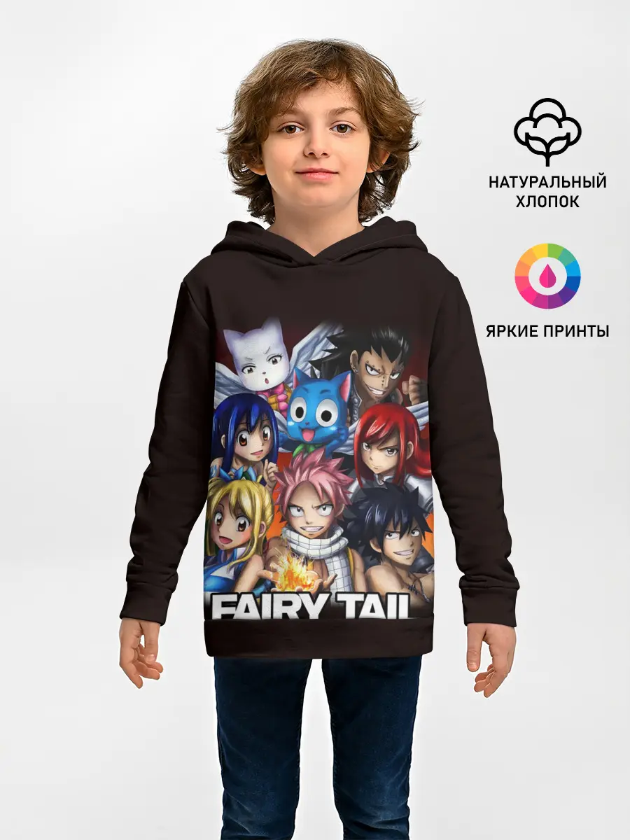 Детское худи / Fairy Tail logo and heroes