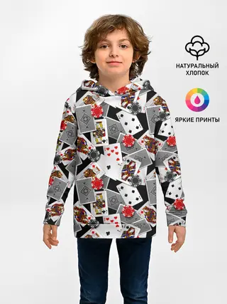 Детское худи / Игральные карты