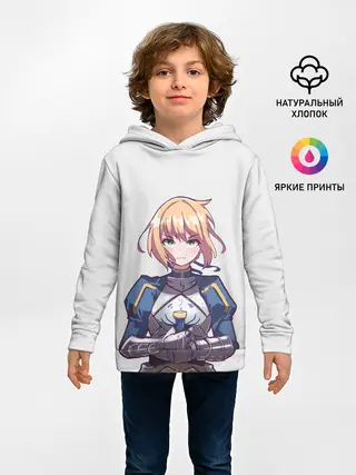 Детское худи / Девушка рыцарь