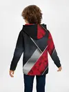 Детское худи / 3D BLACK AND RED METAL