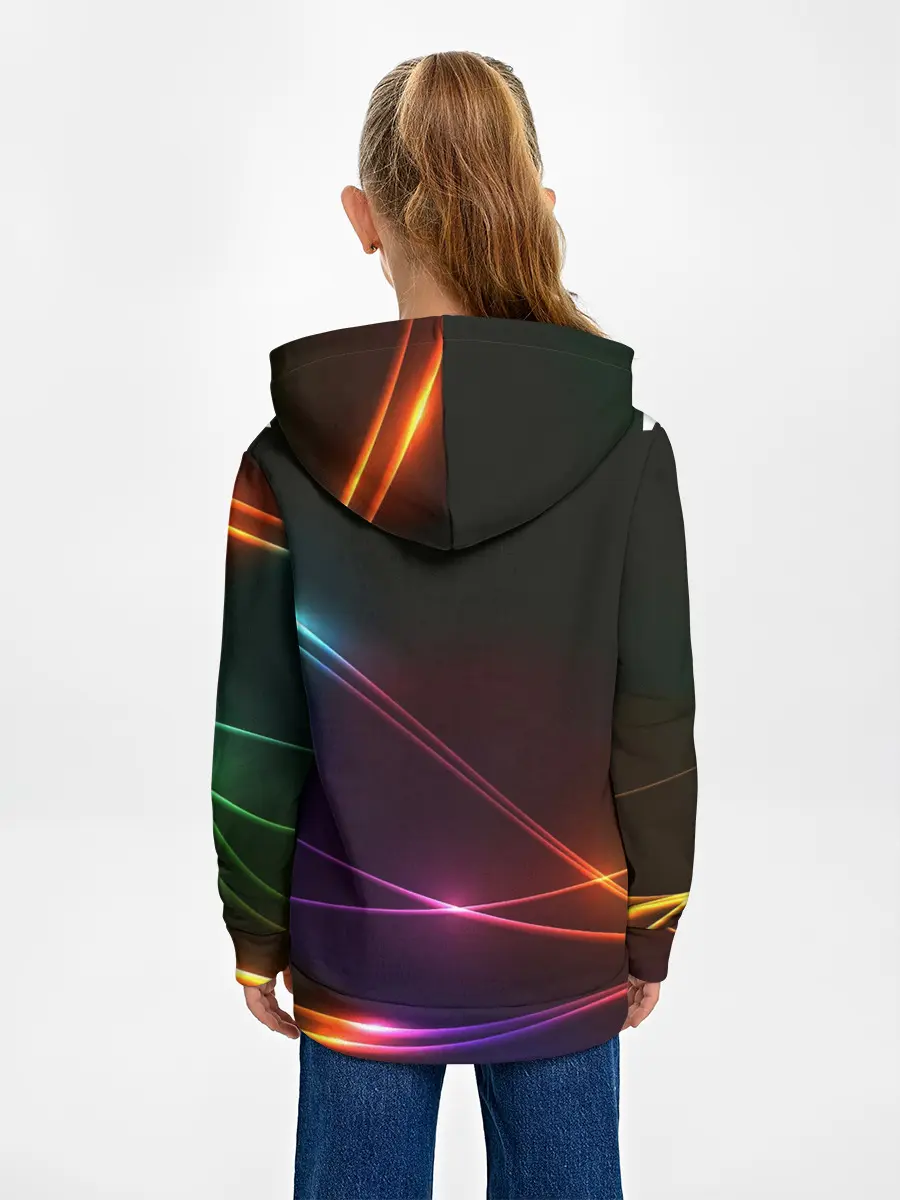 Детское худи / Неоновые Линии