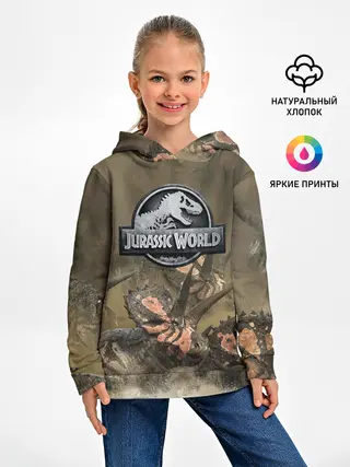 Детское худи / Jurassic World | Мир Юрского Периода