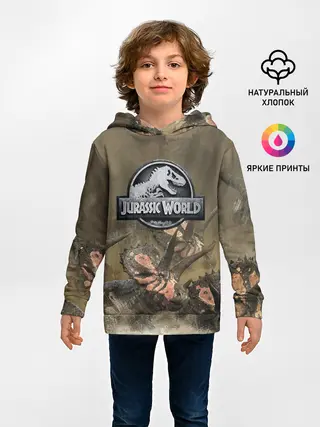 Детское худи / Jurassic World | Мир Юрского Периода