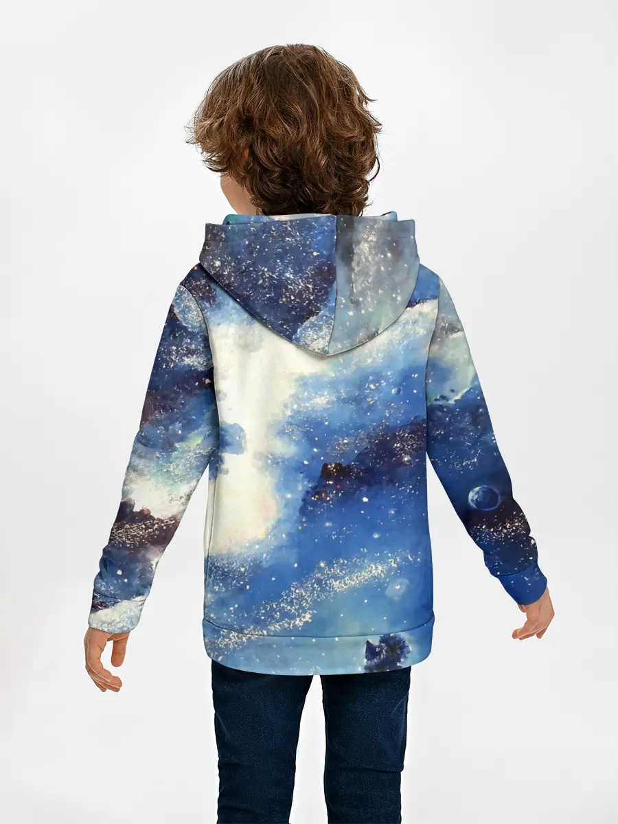 Детское худи / Ёжик в космосе