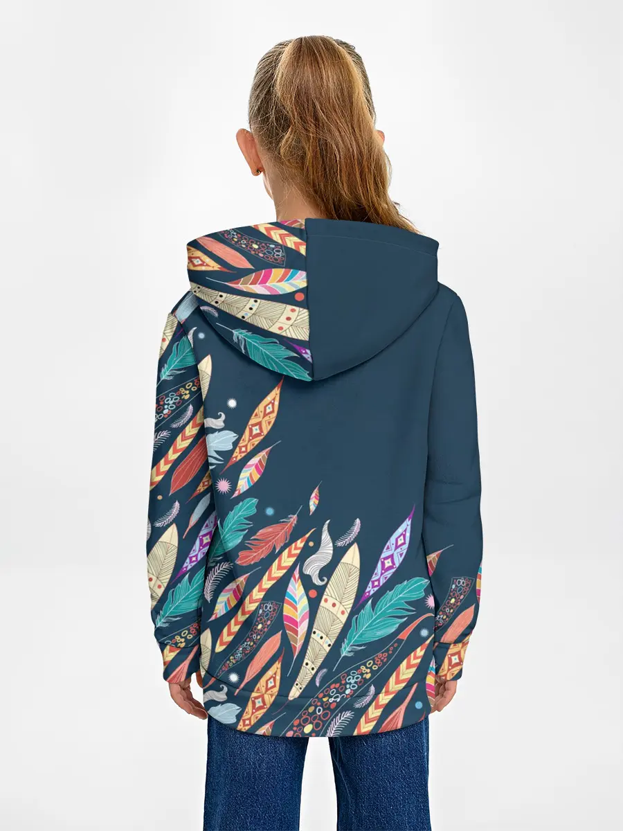 Детское худи / Перья