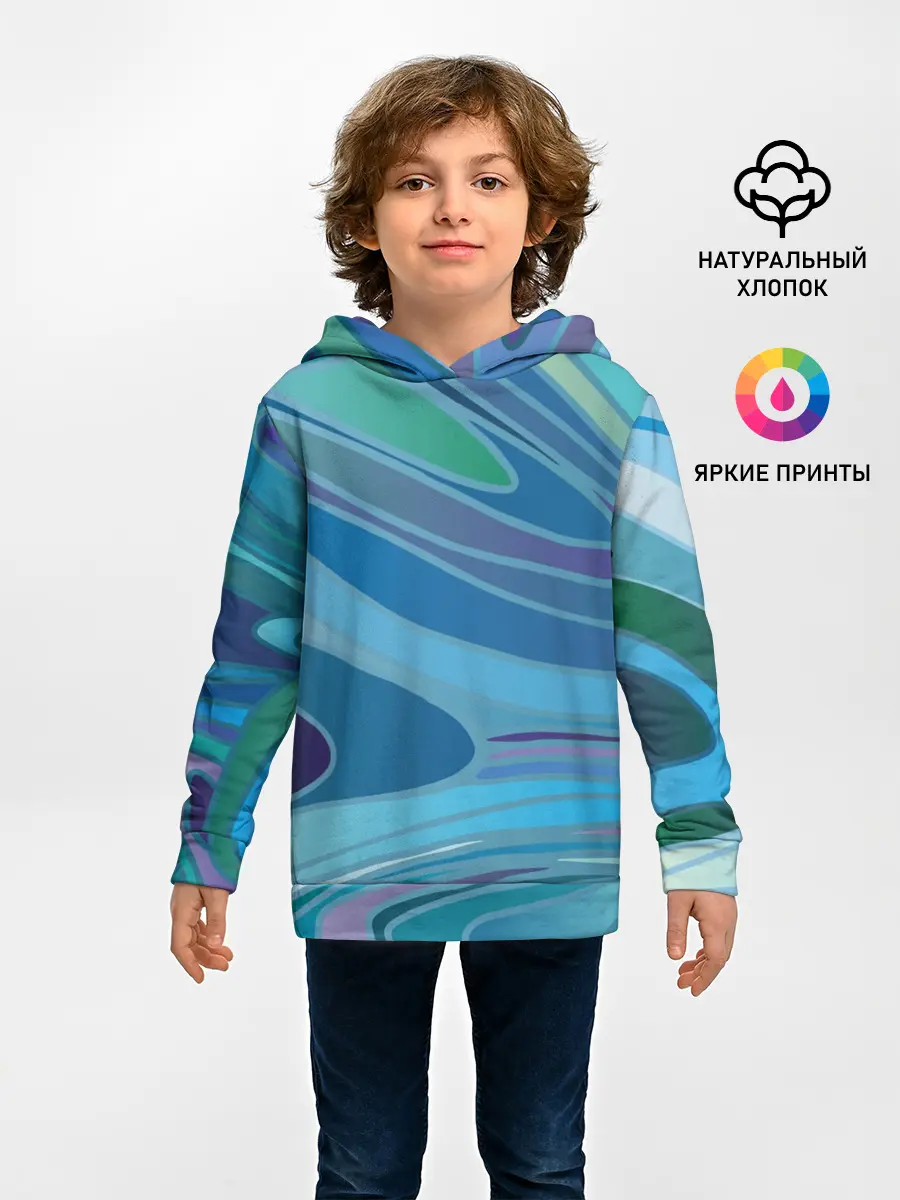 Детское худи / Морская волна