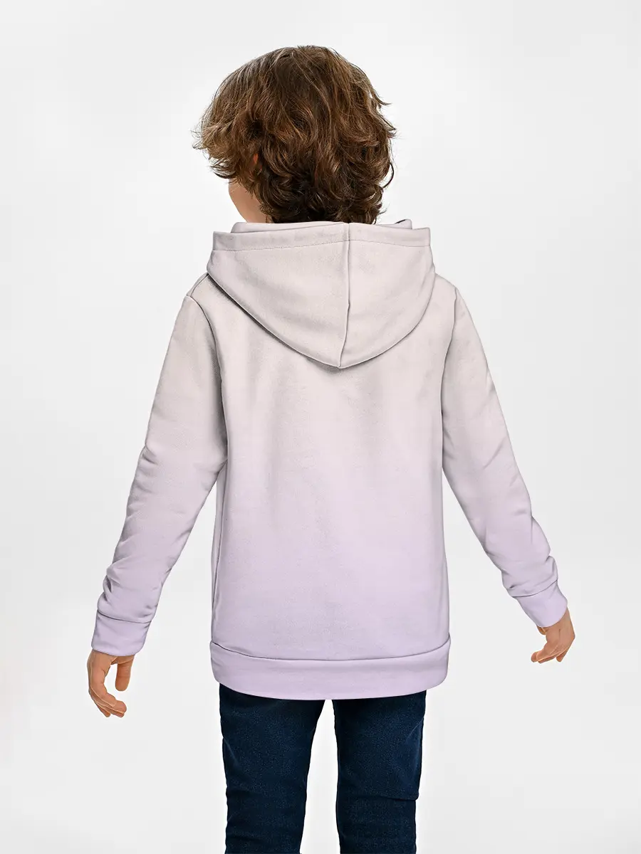 Детское худи / малышка чиби пончик лис