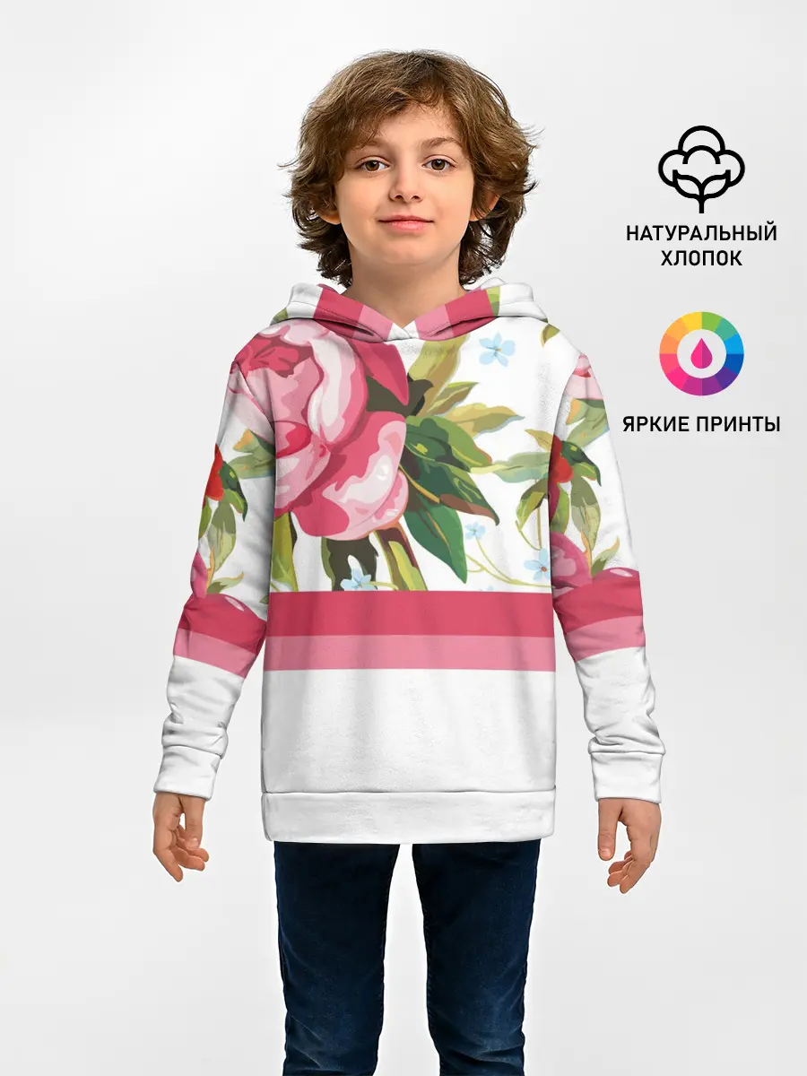 Детское худи / Нежные Розы