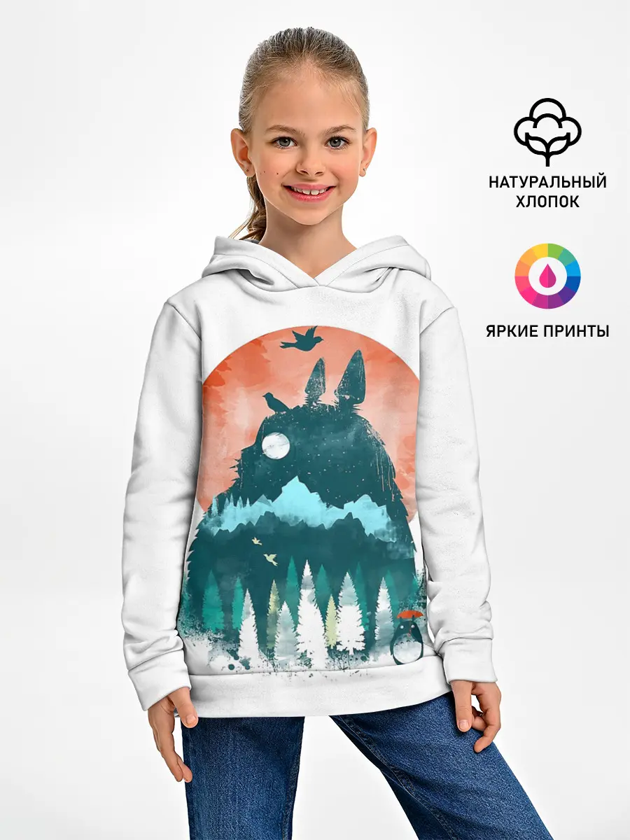 Детское худи / Силуэт Тоторо
