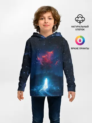 Детское худи / Душа идущая в космос | Soul space