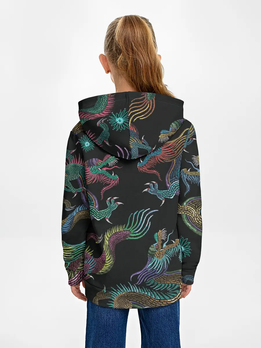 Детское худи / Цветные драконы
