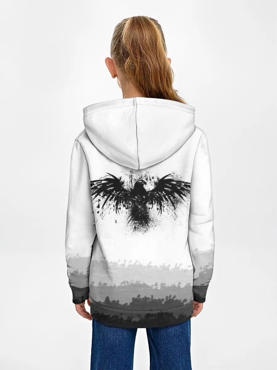 Детское худи / ЧЁРНЫЙ ВОРОН